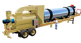 Aggregates dryer drum, in transporting position.png
